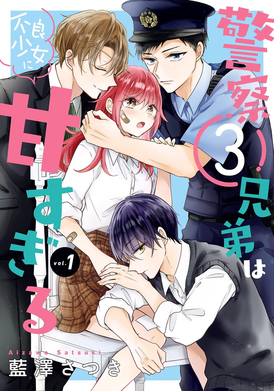 Keisatsu 3 Kyoudai wa Furyou Shoujo ni Amasugiru  (Raw – Free)